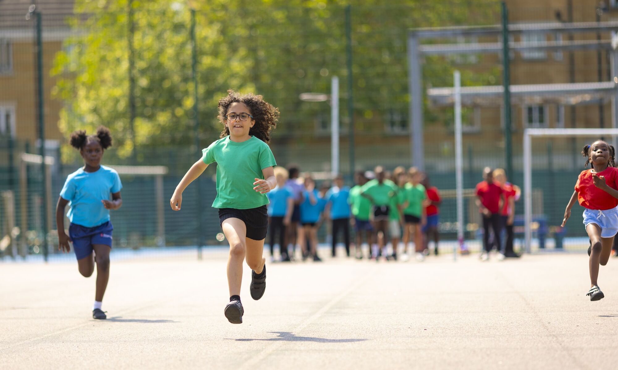Angel Oak Academy Pupils in PE Image 122 of 140
